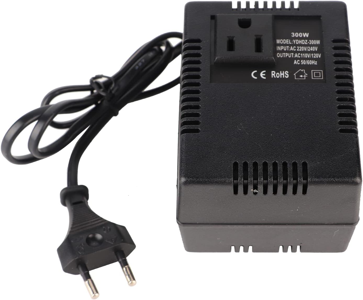 Eu-steckeradapter 220v/240v Auf 110v/120v, 300w-leistungstransformator, Spannungswandler, Eu-zu-us-reiseadapter