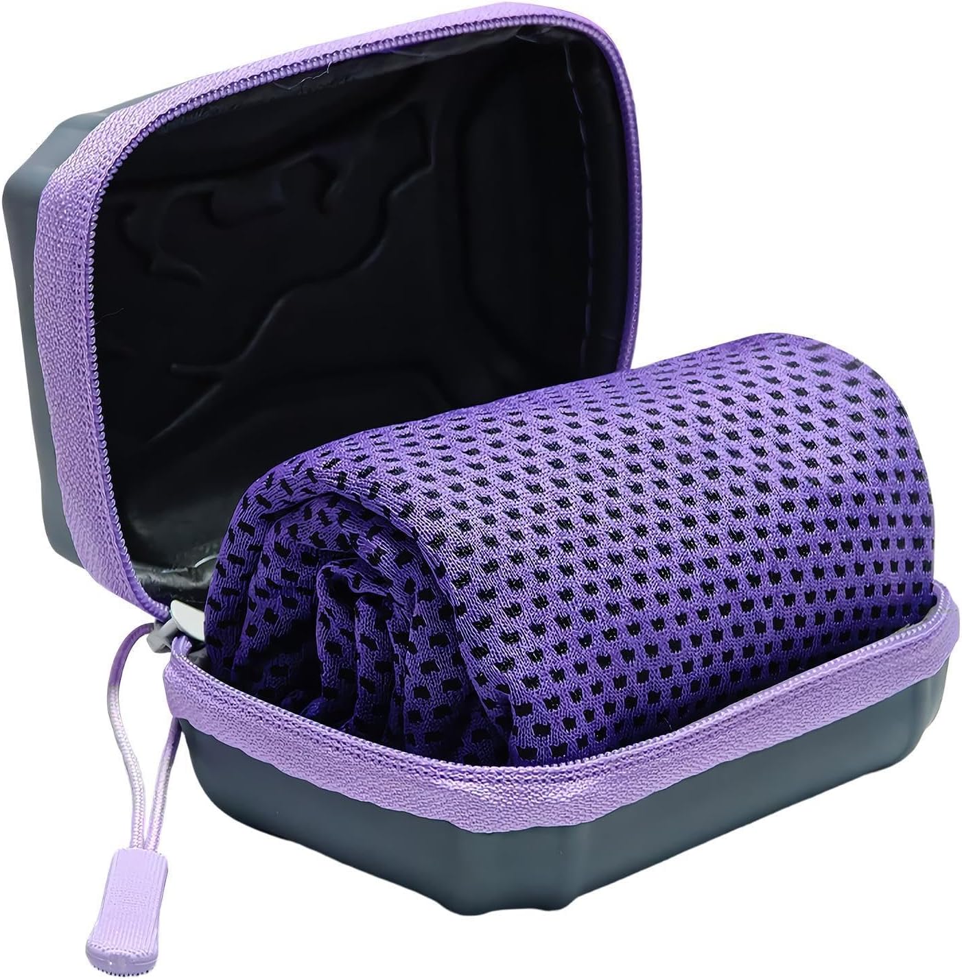 Kühltücher Für Nacken, Sporthandtuch Fitnessstudio Mit Eva Wasserdicht Aufbewahrungsbox, 30x80cm, Für Camping Ausdauersport Freizeitaktivitäten Sommer Hitzeschutz
