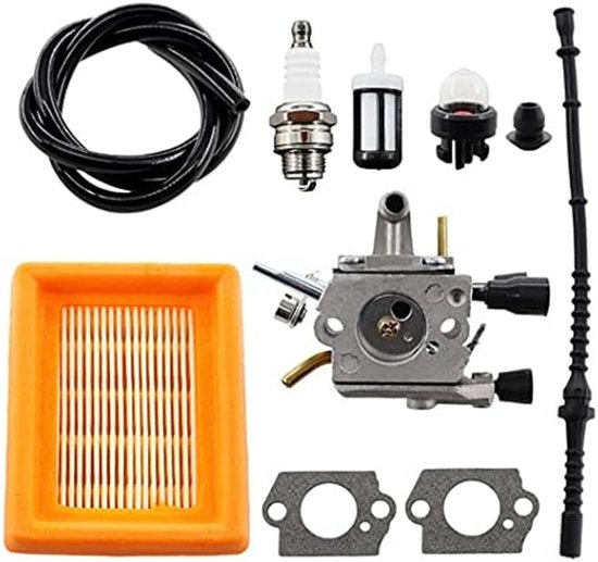 Passend Für Vergaser Mit Luftfilter, Zündkerze Und Kraftstoffleitung Für Stihl Fs120, Fs200, Fs250, Fs300, Fs350, Ht250 Freischneider Zama C1q S1