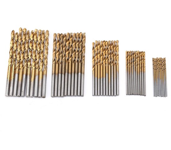 50 Teiliges Mini Hss Spiralbohrer Set Präzisionsbohrer Für Metall, Holz Und Kunststoff