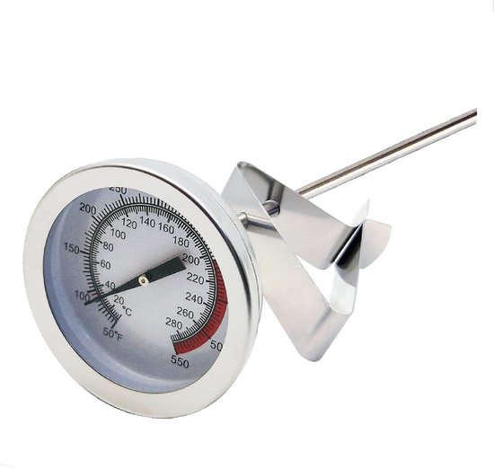 Küchenthermometer Aus Edelstahl Präzisionsthermometer Mit Sonden Fleischthermometer Zum Grillen Backen Und Barbecue Ideal Zum Kochen Braten Und 30 Cm