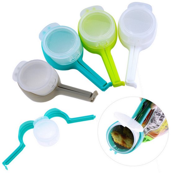 Stück Gefrierbeutelclips Verschlussclips Mit Ausgießer Ideal Für Chipstüten Und Plastikdeckel Perfekt Für Die Aufbewahrung Und Organisation In Blau