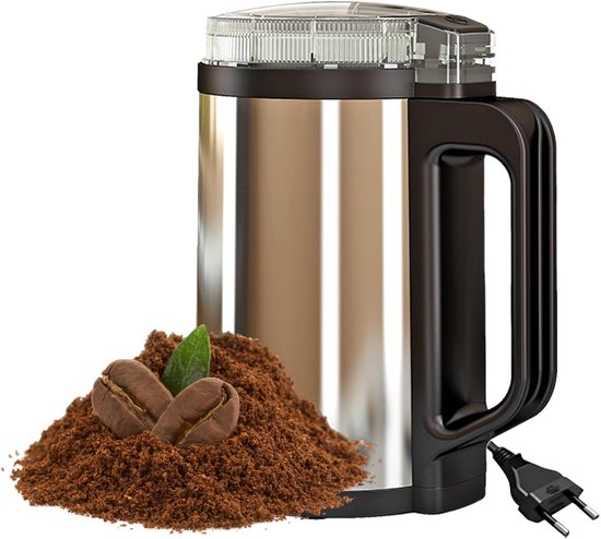 Elektrische Kaffeemühle Langlebige Edelstahl-mahlscheibe, Schnelles Und Einfaches Mahlen Von Nüssen, Küchengerät Für Den Täglichen Gebrauch