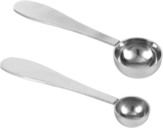 2 Matcha-löffel, Messlöffel Aus Edelstahl Für 1 Und 3 Gramm, Messinstrument Für Matcha-pulver, Leicht Zu Reinigen Und Spülmaschinenfest (silberfarben)