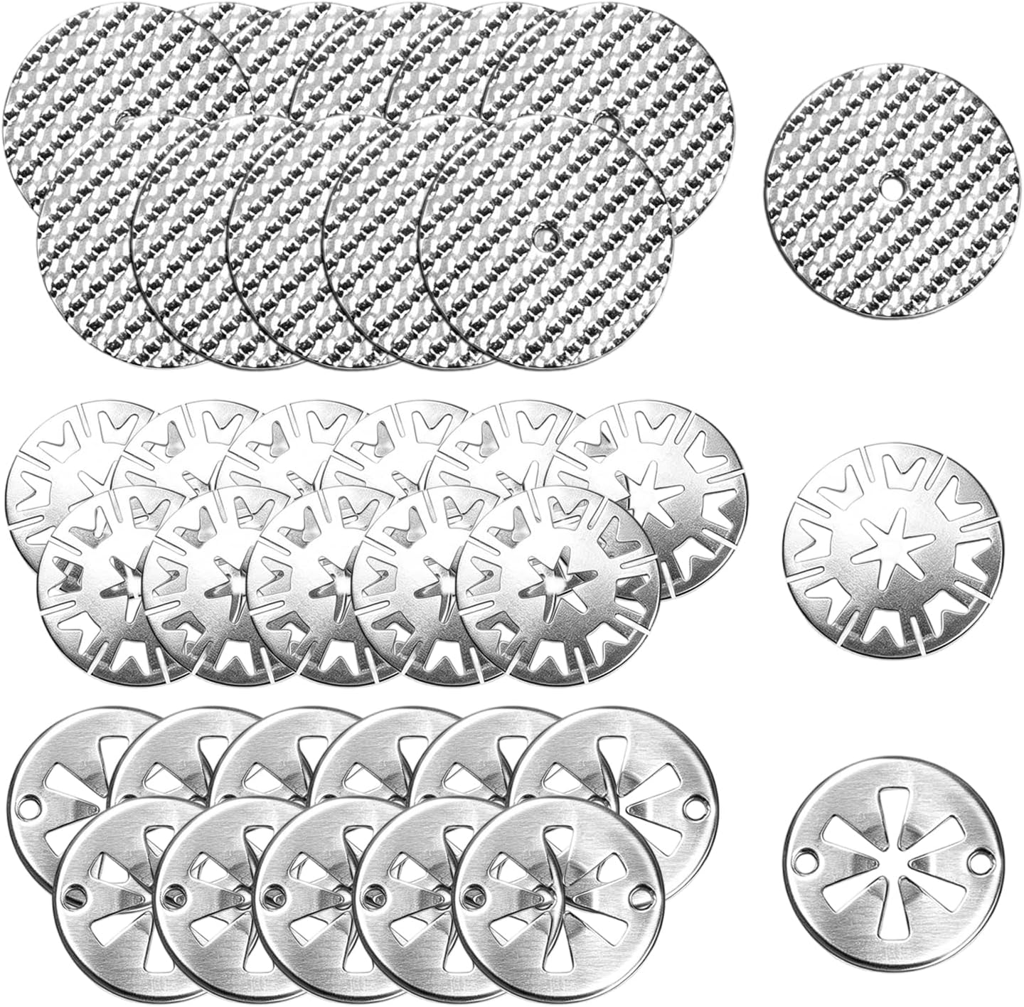36-teiliges Reparaturset Für Hitzeschutzbleche 52-mm-reparaturplatten, 30-mm-hitzeschutzblechclips, Kompatibel Mit N90335004