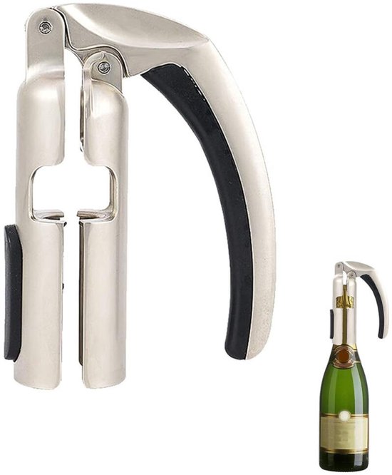 Champagneröffner Korkenzieher Flaschenöffner Öffner Weinöffner Sektflaschenöffner Weingeschenk Zinklegierung