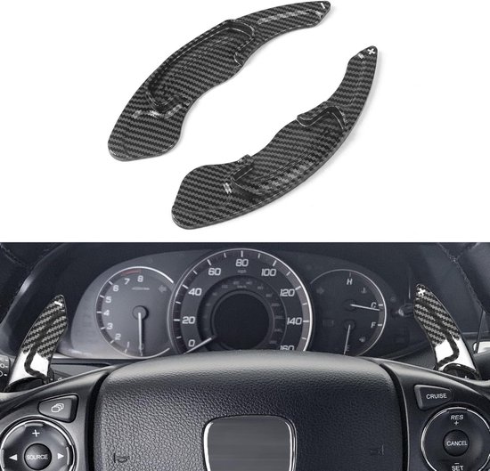 Für Schaltwippen Mit Carbonfaser Optik, Verlängerungen, Abdeckleiste, Kompatibel Mit Schaltwippen Des Volkswagen Golf 7