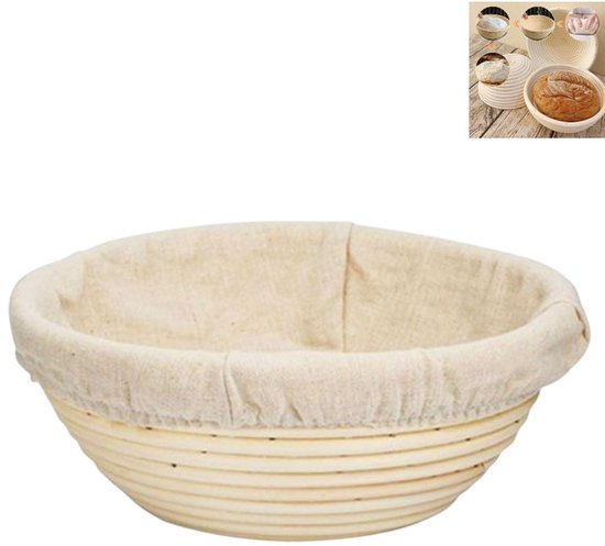 1 Stück Gärkorb Im Europäischen Stil Backutensilien Gärkorb Für Rustikales Brot Rattanschale 16 X 6 Cm Aufbewahrungskorb Aus Rattan Runder Gärkor