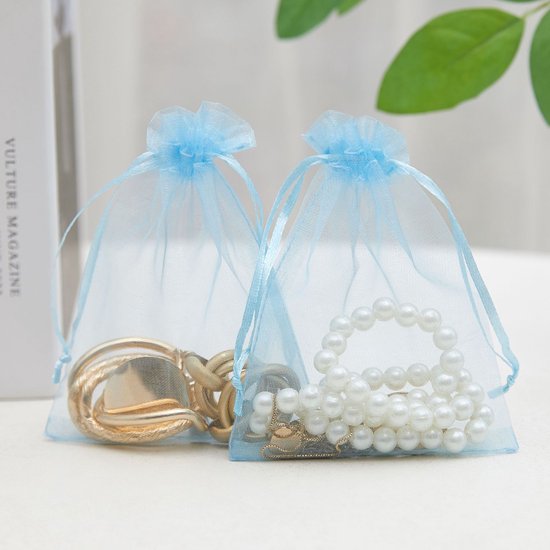 50 Organzabeutel Mit Kordelzug, Zum Verpacken Von Schmuck, Gewürzen, Süßigkeiten Usw., Partydekorationen, 10 X 15 Cm, Lila.