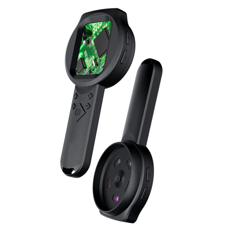 Tragbare Digitale Lupe Mit 2,8-zoll-ips-bildschirm, 1000-facher Vergrößerung, 2 Megapixeln, Hintergrundbeleuchtung, 4 Zoomtasten Und 12 Sprachen