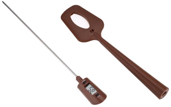 Dailygoods – Digitales Lebensmittelthermometer Mit Spatel – Ideal Für Schokolade Und Soßen