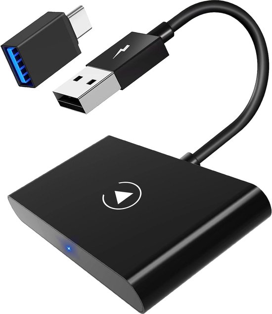 Carplay Adapter Für Iphone Kabelloser Carplay Dongle Für Werkseitiges Autoplay Autozubehör, Schwarzer Carplay Dongle 2.0