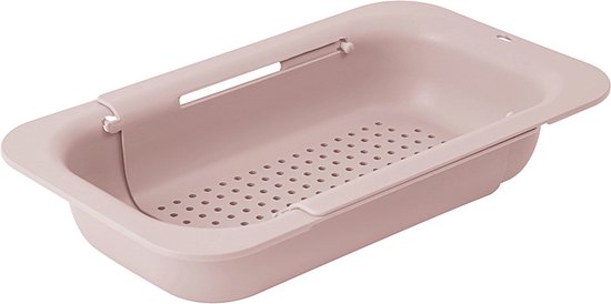 Siebkorb Für Die Spüle Zum Waschen Von Gemüse Und Obst, Abtropfen Von Gekochten Nudeln Ausziehbar Küchenutensil (7,9 Cm B X 14 19 Cm L X 2,7 Cm H
