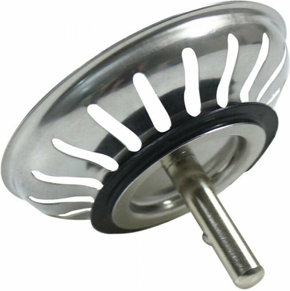Spülbecken-abflussstopfen – Abflusssieb – Pop-up-korbverschluss – 78 Mm – Edelstahl – Silber – Spülmaschinenfest