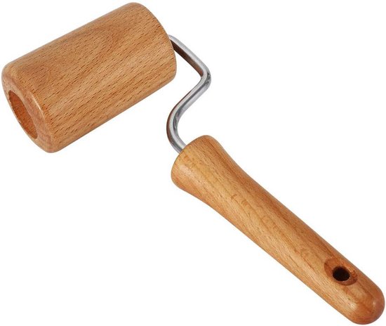 Nudelholz Antihaft Nudelholz Backzylinder Küchenhelfer Holz 19 X 7 X 4 Cm Für Die Zubereitung Von Keksen, Pizza, Teigtaschen, Gebäck Und Käsekuch