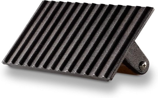 Fleischpresse Gusseisen Mit Buchenholzgriff Schwarz