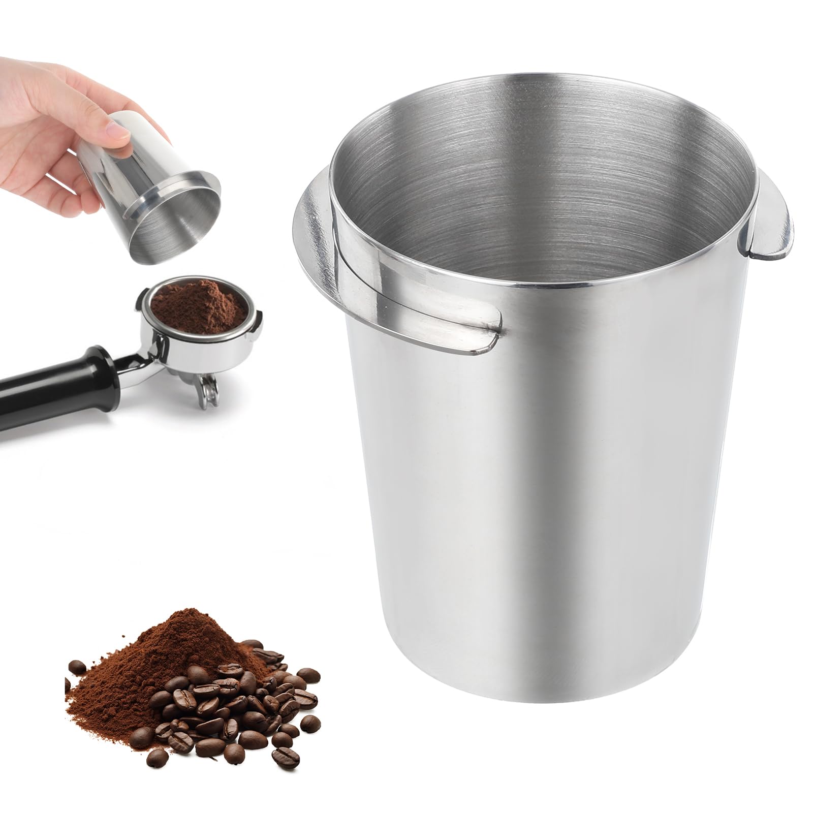 53-mm-espressoportionierer Aus Edelstahl – Zuführung Für 53-mm-siebträger