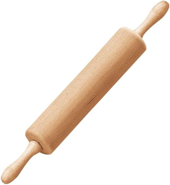 Antihaftbeschichtetes Nudelholz Aus Holz, Küchenhelfer Zum Ausrollen Von Teig Für Kuchen, Pizza, Kekse, Knödel Usw., 44 X 5,6 Cm