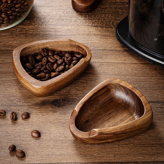 2 Dosierbecher Für Kaffeebohnen, Hölzerne Dosierschalen Für Kaffeebohnen, Zum Abmessen Von Kaffeebohnen, Gemahlenem Kaffee Oder Tee, Abwiegeschal