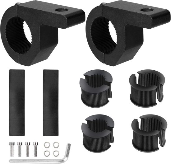 Arbeitsscheinwerferhalterung, Universelle Lichtleiste, Halterung Für Frontschutzbügel, Geländewagen, Pkw, Lkw, Motorrad, Boot, 2 Stück, 19–32 Mm