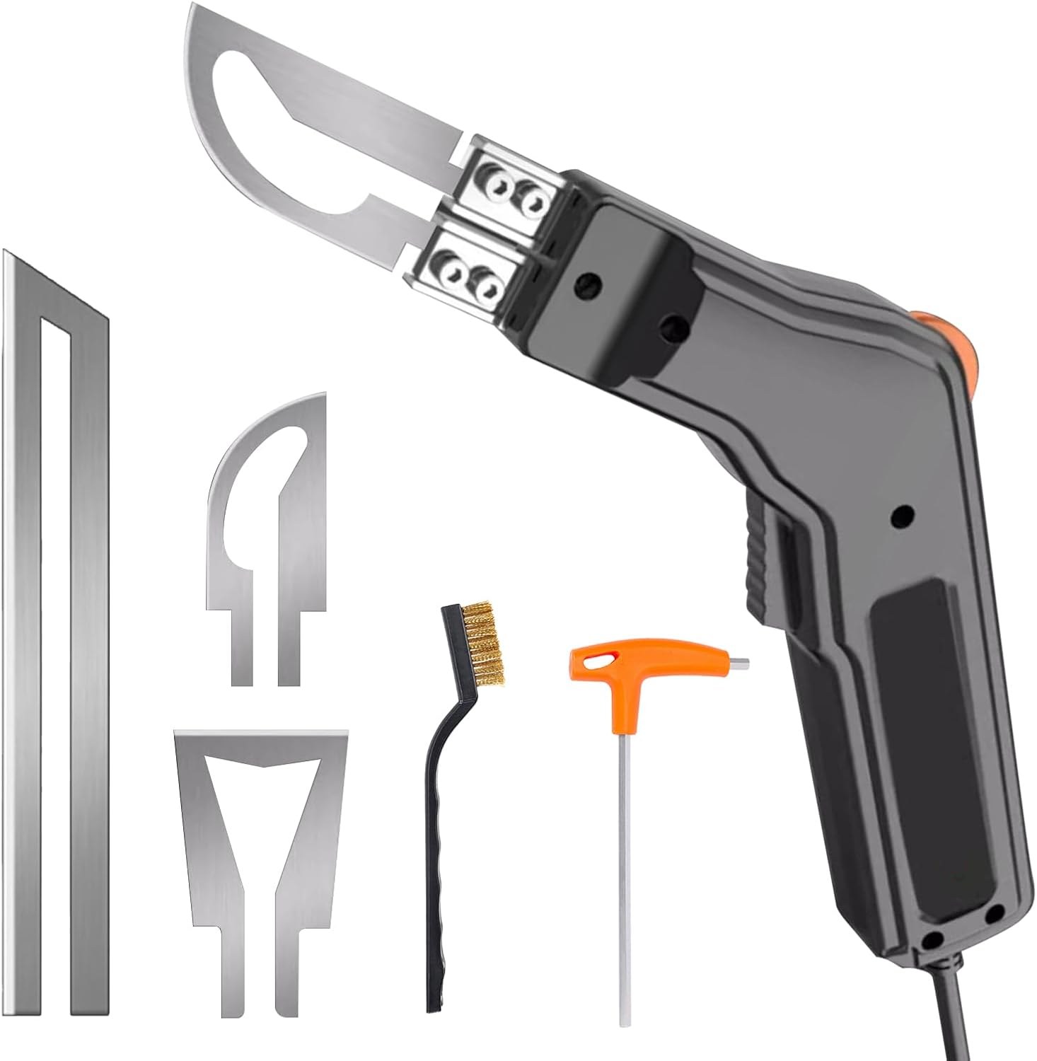 Elektrisches Messer, 300 W Styroporschneider Schaumstoffschneidemaschine 0–600 °c Mit 3 Klingen Für Eps/epp/kt/eva/pu/gummi/gewebe/schwammplatten