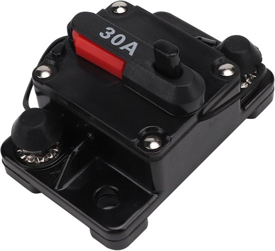 Kfz Sicherung Schutzrelais Audiosystemschutz Automatische Rückstellung 30 A, 40 A, 60 A Schwarz