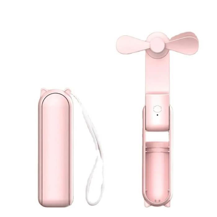 Tragbarer Ventilator – Zgeer – Mini-taschenventilator – Usb-aufladbar – 2 Geschwindigkeitsstufen – 20 Db