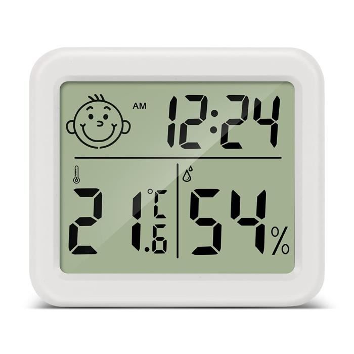 Hygrometer-thermometer – Zgeer – 7 X 8 Cm – Feuchtigkeitsmessung – Temperaturmessung – Kabellos