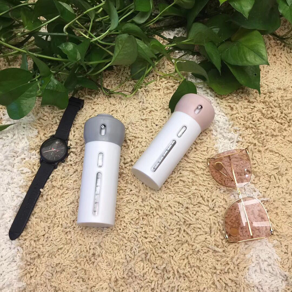 Tragbarer 4-in-1-spender Für Lotion, Shampoo, Gesichtswasser Und Emulsion, Nachfüllbare, Drehbare Reiseflasche.