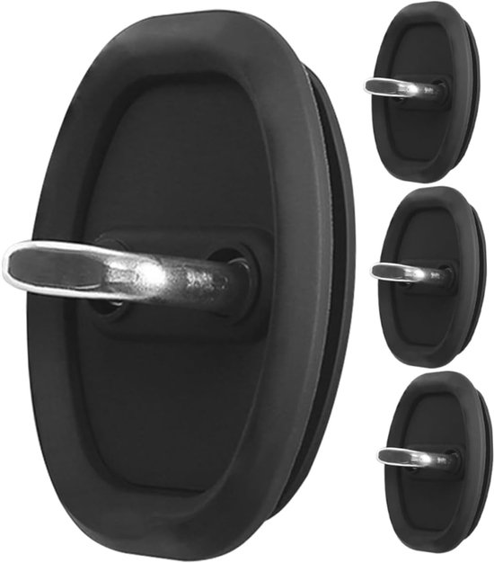 Loquet De Porte De Voiture En Silicone Lot De 4 Stück, Cussinets Amortisseurs Anti-bruit, Schutz Seuil Porte Automobile, Täglicher Gebrauch