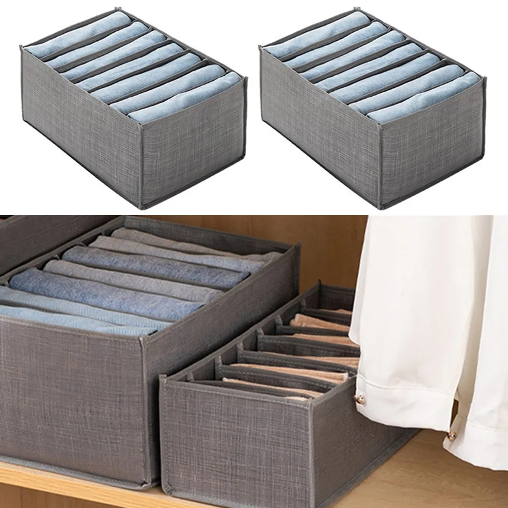 Aufbewahrungsboxen, 2 Stück – Schubladenorganizer Für Kleiderschränke – Größe 35 X 24 X 17 Cm – Waschbar