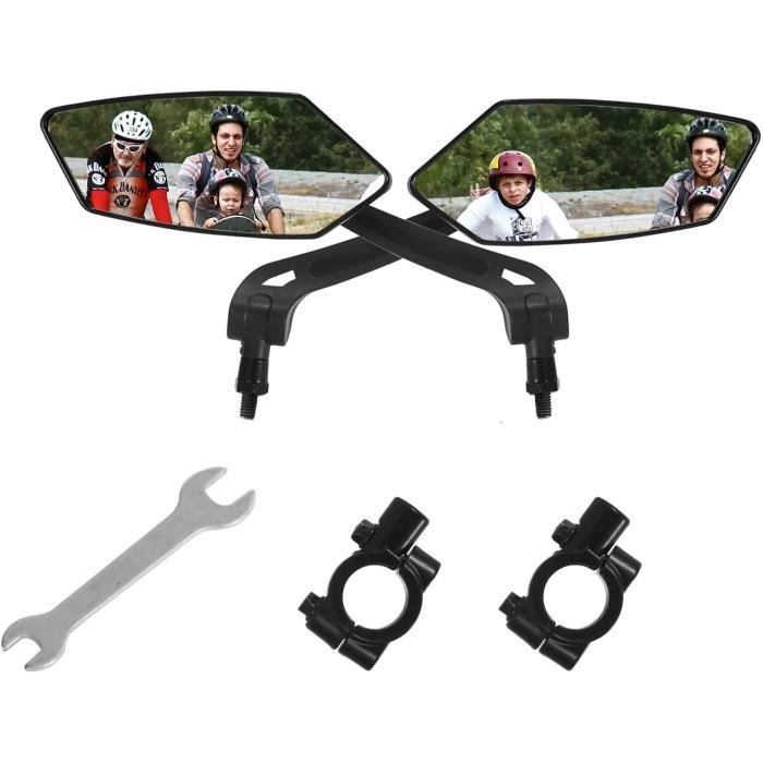 Rückspiegel – Nicht Spezifiziert – 2 Stück – 360° Verstellbar – Hd-glas – Schwarz