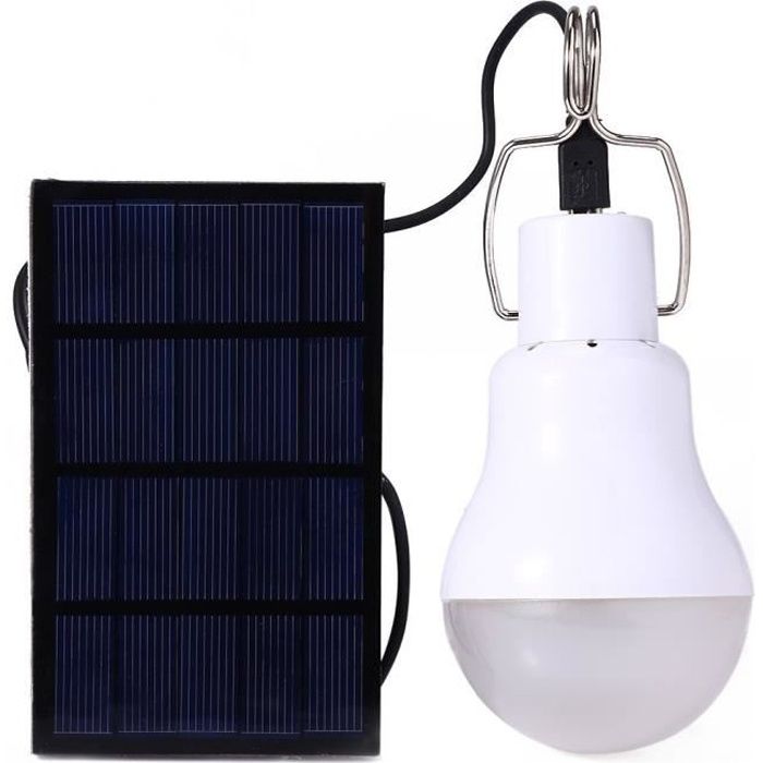 Solarlampe – Zgeer – 15 W – Außenbeleuchtung – Wiederaufladbar – Tragbar