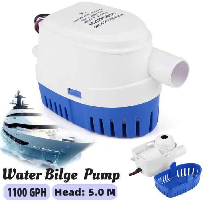 Tauchpumpe – 1100 Gph – 12 V – Schwimmerschalter – Pvc, Kupfer