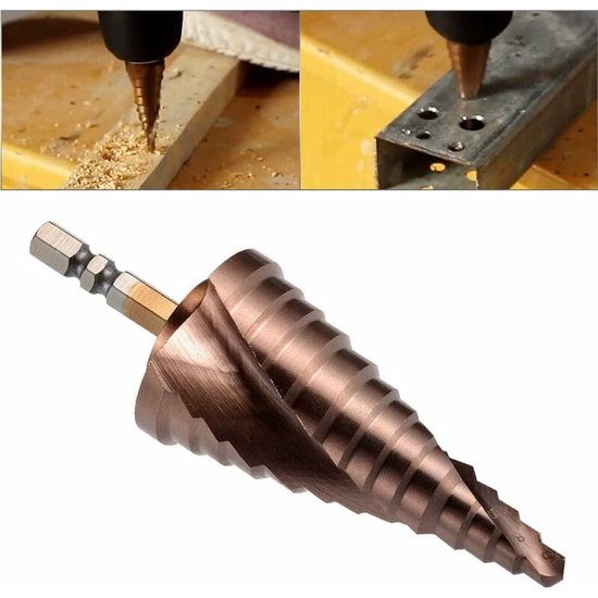 Für Hss M35 Sechskant Spiralbohrer Mit Nut Für Holz, Stahl, Aluminium, Metall Lochsäge 6 35 Mm 0,25 Kobalt
