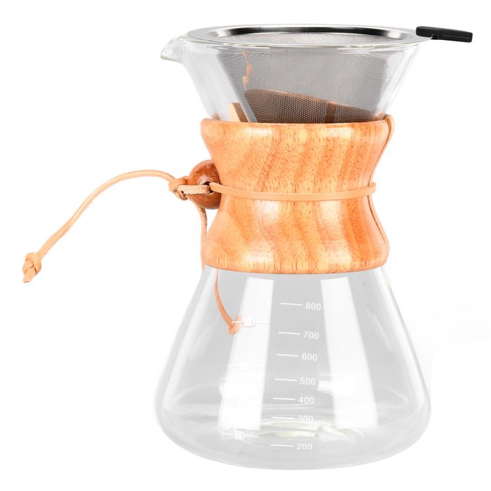 Hitzebeständiger Tropfkaffeefilter Für Haushaltskaffeemaschinen Mit Einem Trichter Mit Großem Fassungsvermögen.