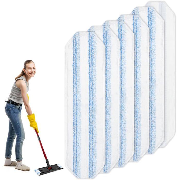 6-teiliges Nachfüllset Für Vileda H2pro Wischmopp – Aqsacokiya – Mikrofasertuch Für O-cedar H2pro Wischmopp – Wischmopp Nicht Enthalten