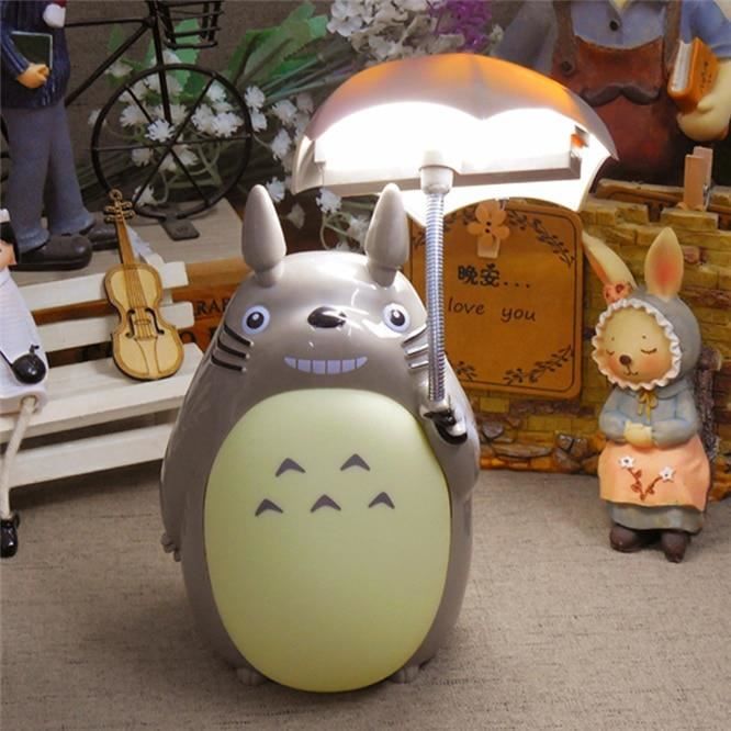 Nachttischlampe – Gelber Bauch – Totoro – Cartoon-stil – Usb-aufladbar – Für Kinder