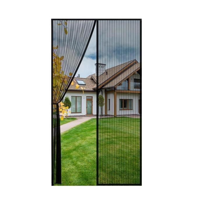 Magnetisches Moskitonetz Für Türen Und Fenster – Magnetisch – 70 X 200 Cm – Klettverschluss – Pvc – Weiß