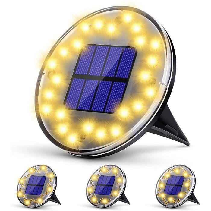 Solar-gartenleuchten – Marke – 24 Leds – Ip68 Wasserdicht – 4 Stück