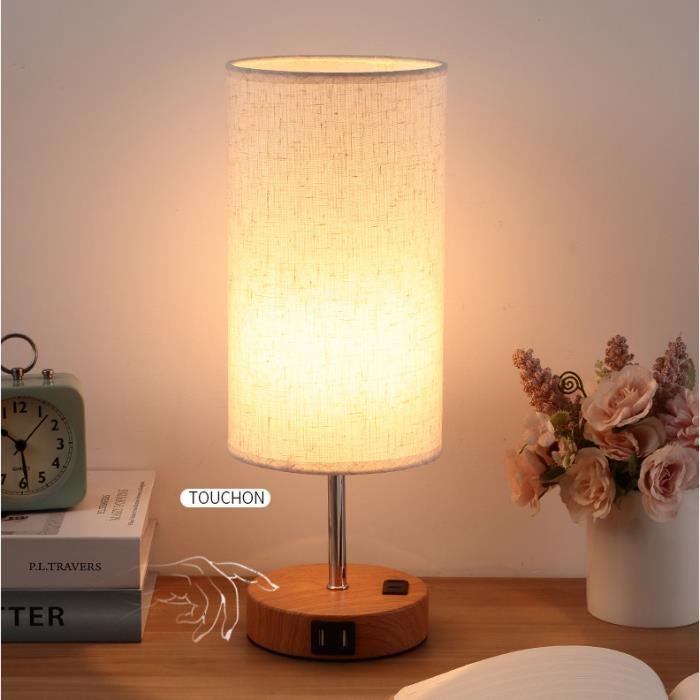 Schreibtischlampe – Zgeer – Modern – Stoff – Led – Usb-c-ladeanschluss