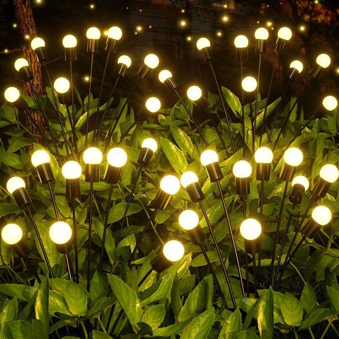 Firefly Solarleuchten – Reifen – Ip65 Wasserdicht – 10 Leds 4 Stück Gartenleuchten – Günstiger Verkäufer