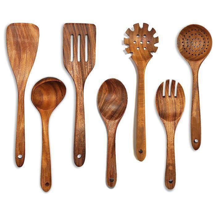Küchenutensilien – Nicht Spezifiziert – 7-teiliges Set 3 – Holz – Antihaftbeschichtung – Modern