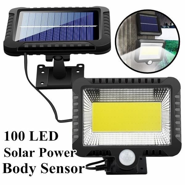 Solar-induktionslampe – Led – Schwarz – Bewegungsmelder – Solarbetrieben – Garten