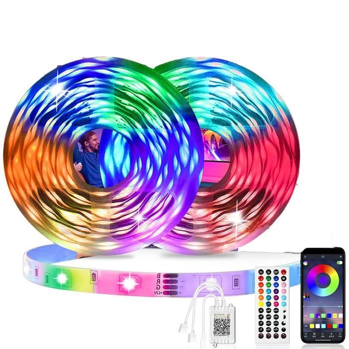 Zgeer Led-streifen - 40 M - Rgb - Fernbedienung - 16 Millionen Farben