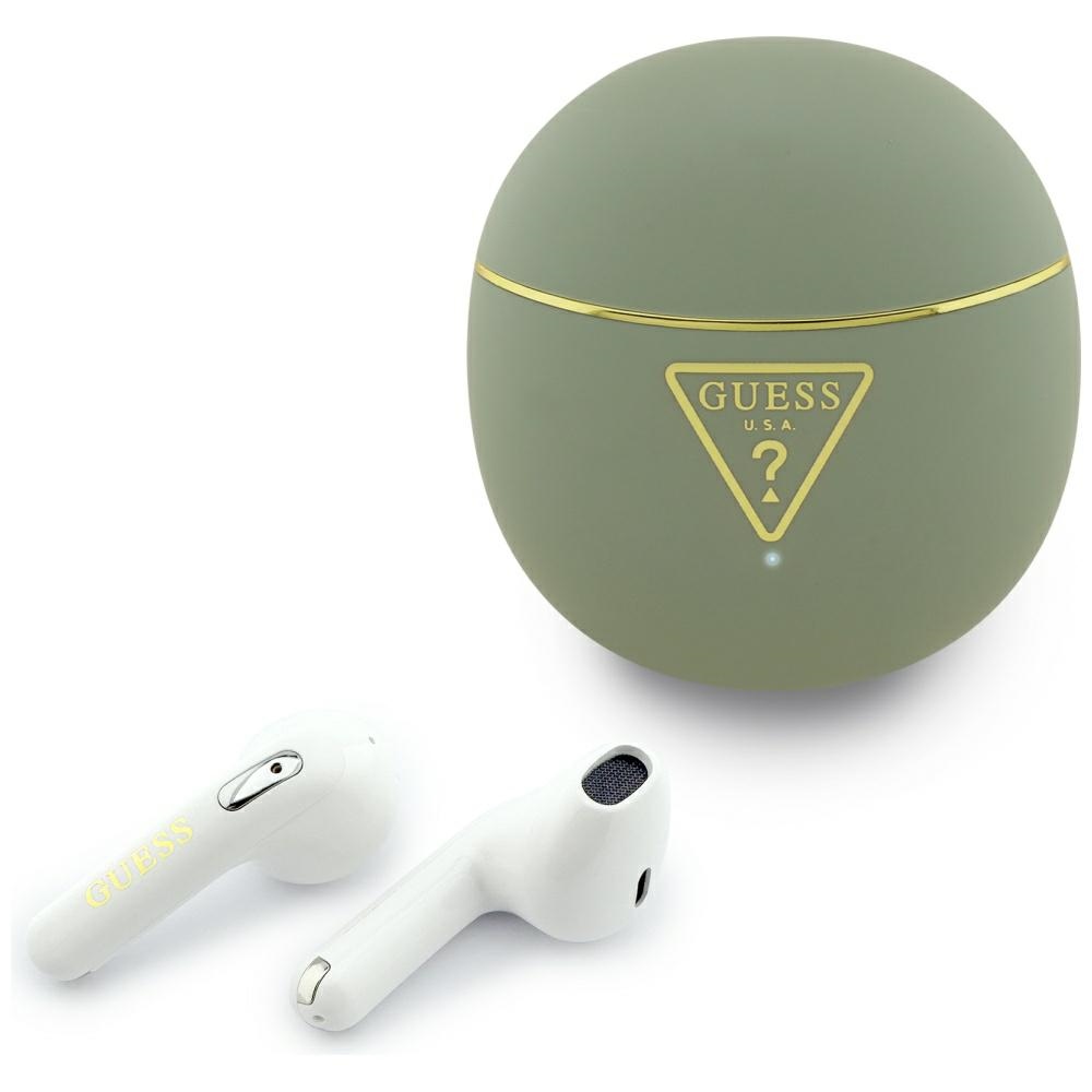Guess Gold Line Triangle Tws Kopfhörer Khaki