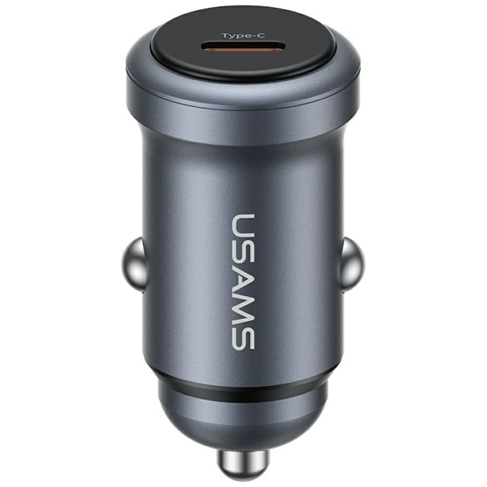 Usams Cc321 Aluminium-autoladegerät 30w Pd Usb-c Anlaufschutz