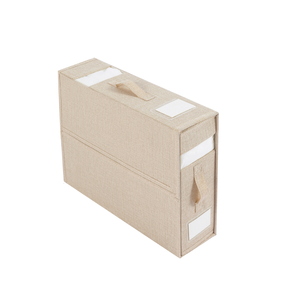 Faltbarer Organizer Mit Griff, Großes Fassungsvermögen, Für Bettwäsche, Kleidung Und Decken.