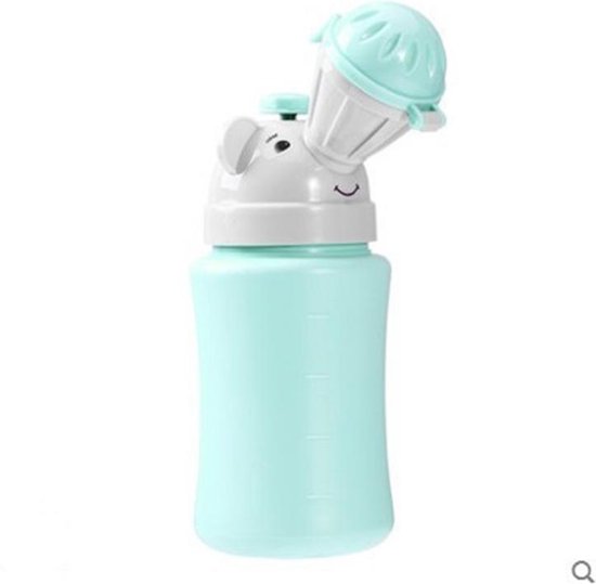 Töpfchen Reiseurinal Unisex Töpfchen Jungentöpfchen Urinflasche Töpfchentraining Für Kinder Blauer Elefant Urinieren Auslaufsicher Tragbares Töpf