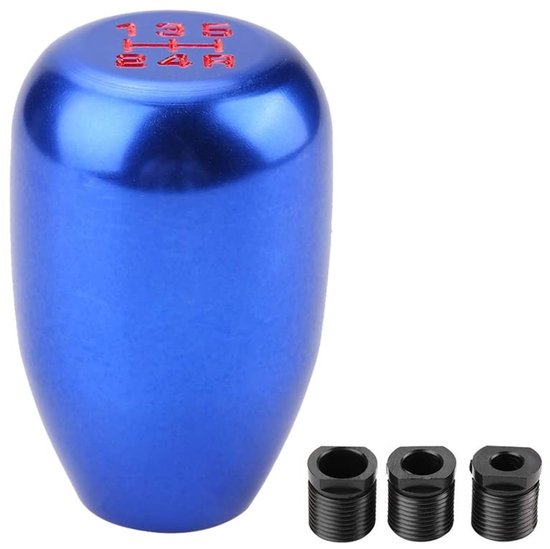 Dailygoods – Schalthebel – Aluminium – Stilvolles Design – Blau – 5 Gänge – Geeignet Für Autos – Universell